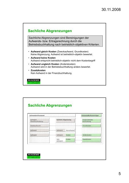 Kostenrechnung der Industrie