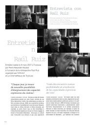 RaÃºl Ruiz Entretie n - CinÃ©latino, Rencontres de Toulouse