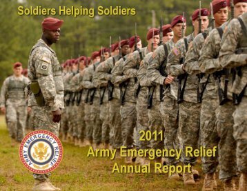 AER 2011 Annual Report - Army Emergency Relief