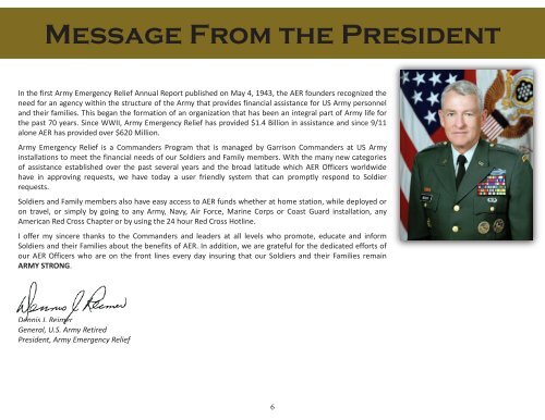 AER 2011 Annual Report - Army Emergency Relief