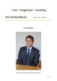 Der Briefpilot - Koch Management Consulting