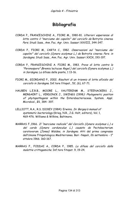 Il carciofo [file .pdf] - Sardegna Agricoltura