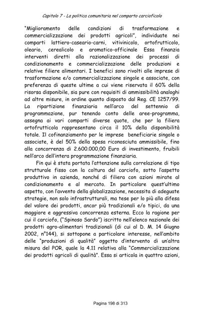 Il carciofo [file .pdf] - Sardegna Agricoltura