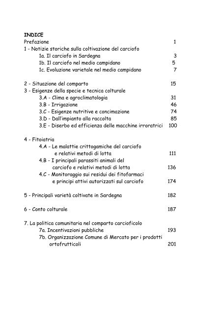 Il carciofo [file .pdf] - Sardegna Agricoltura