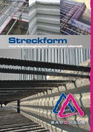 Streckform zsaluzati elemek (pdf - 3,8 MB) nyelv - Bau-Haus Kft.