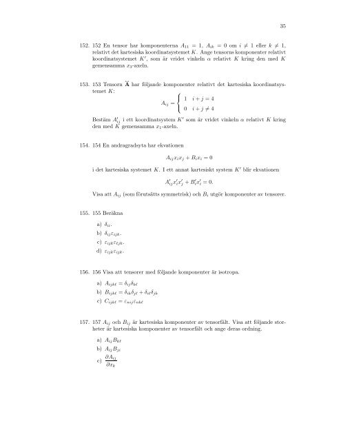 Exempelsamling Vektoranalys