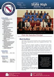 Newsletters Issue - Brisbane State High School - Education ...