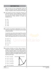 Prova MatemÃ¡tica PUCRS 2011/1