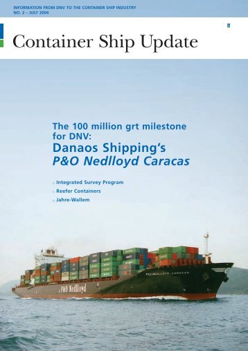 Danaos Shipping's P&O Nedlloyd Caracas - dnv
