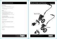 Download PDF instructions for Wheeled Brush Cutter and Strimmer