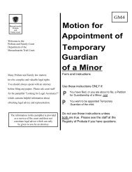 Motion for Appointment of Temporary Guardian of a Minor