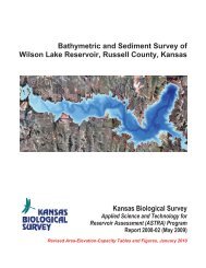 Bathymetric and Sediment Survey of Wilson Lake Reservoir, Russell ...