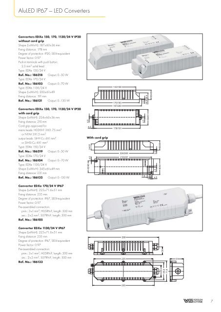 AluLED IP67 High efficient "plug & play" LED ... - Vossloh Schwabe