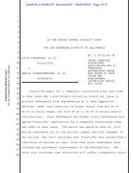 Order Granting Application For Temporary Restraining Order