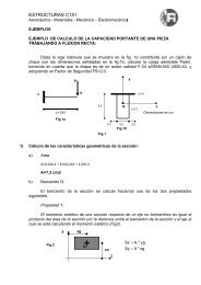 Ejemplo Flexion recta