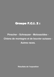 Chiens de montagne et de bouvier suisses