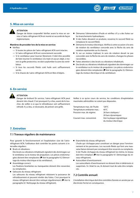 BMA 0010 Notice dÂ´instructions et instructions de montage AÃ©ro ...