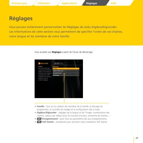 Guide de l'utilisateur tÃ©lÃ©vision digitale - Klantenservice - Telenet