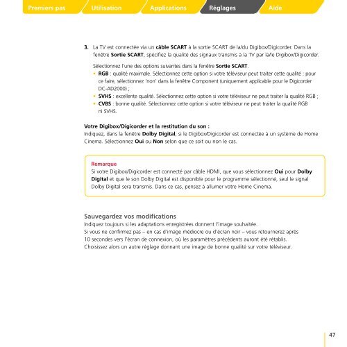 Guide de l'utilisateur tÃ©lÃ©vision digitale - Klantenservice - Telenet