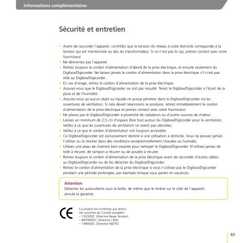 Guide de l'utilisateur tÃ©lÃ©vision digitale - Klantenservice - Telenet