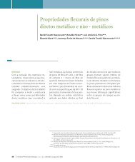 Propriedades flexurais de pinos diretos metÃ¡lico e ... - Ronaldo Hirata