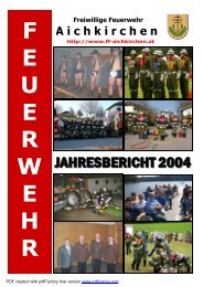 F E U E R W E H R - FF-Aichkirchen