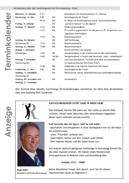 ECHO 22 (FrÃ¼hjahr 2004) - Katholische Gesamtkirchengemeinde ...