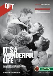 WhaT's on / December 2012 - Queen's Film Theatre