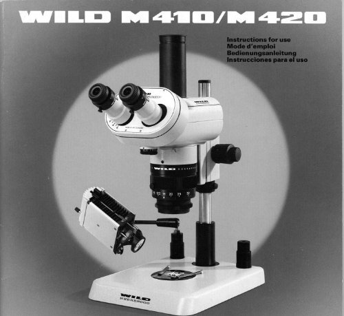 Wild M420 manual.pdf
