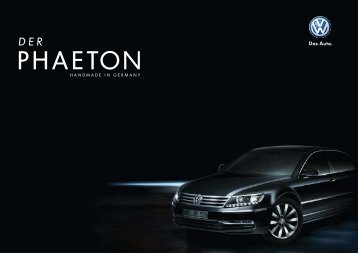 Katalog zum Phaeton - Volkswagen AG