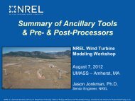 NREL Wind Turbine Modeling Workshop