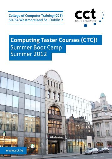 Computing Taster Courses (CTC)! - College of Computer Training