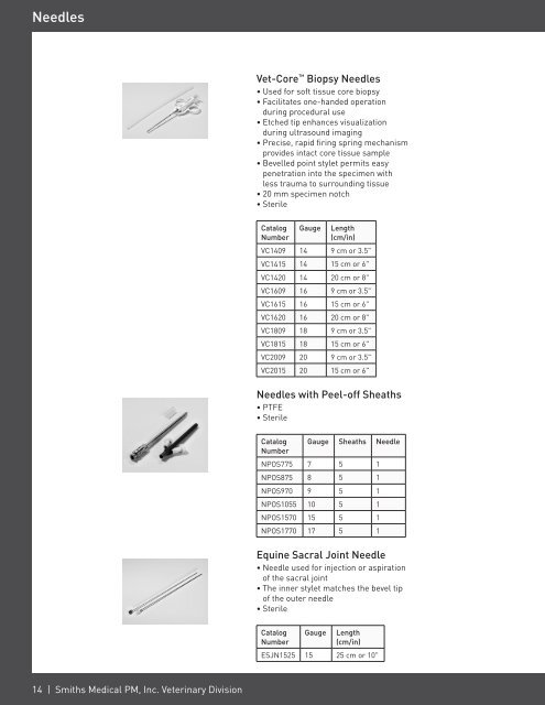 Consumables Catalog - SurgiVet