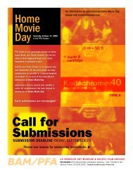 Download the Submission Information Sheet - Berkeley Art Museum ...