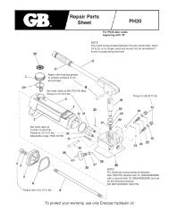 PH20 Hydraulic Hand Pump - Gardner Bender