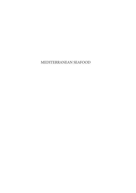 Mediterranean Seafood - Prospect Books