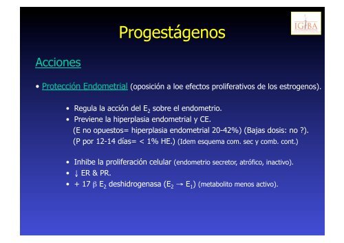 ProgestÃ¡genos - IGBA