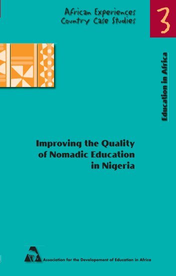 Improving the Quality of Nomadic Education in Nigeria. - ADEA
