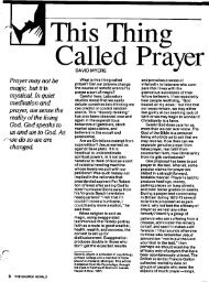 This thing called prayer. - Myers, David