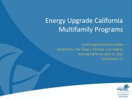 Energy Upgrade California Multifamily Programs - Heschong ...