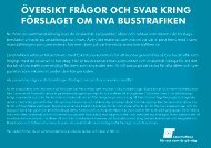 Ã¶versikt frÃ¥gor och svar kring fÃ¶rslaget om nya ... - LÃ¤nstrafiken