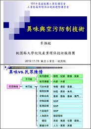 ç°å³èç©ºæ±¡é²å¶æè¡ - æ¡åç¸£å¤§å­¸æ ¡é¢ç¢æ¥­ç°ä¿æè¡æåå> é¦é 