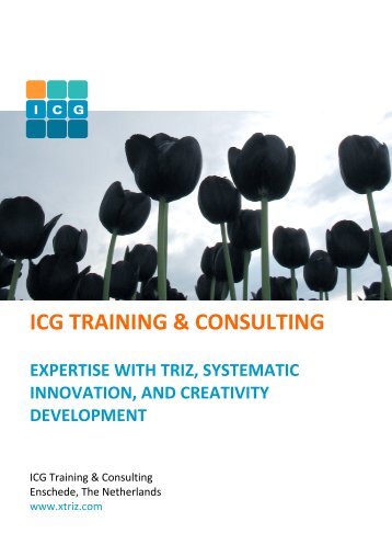 ICG TRAINING & CONSULTING - TRIZ and xTRIZ at ICG T&C