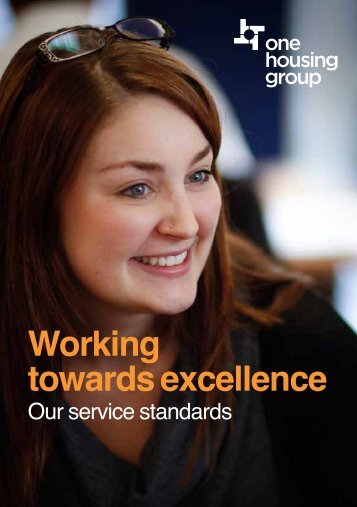 service standards booklet - One Housing Group