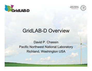 GridLAB-D Overview