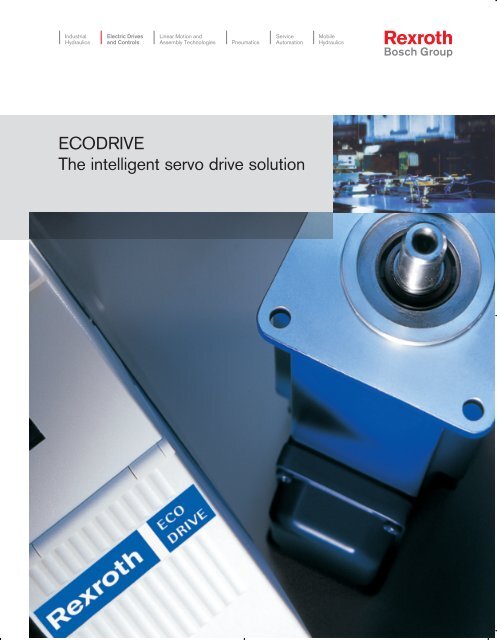 Ecodrive The Intelligent Servo Drive Solution Bosch Rexroth