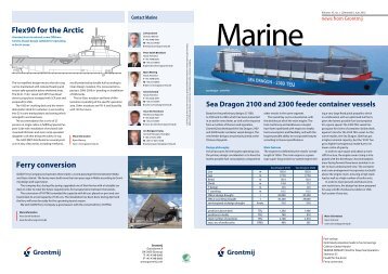 Ferry conversion Flex90 for the Arctic - Grontmij