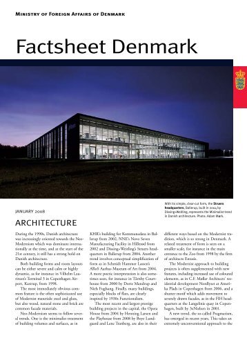 Factsheet Denmark Architecture