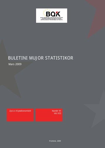 buletini mujor statistikor - Banka Qendrore e RepublikÃ«s sÃ« KosovÃ«s