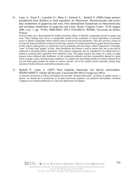 Fac-simile Scheda Linee di Ricerca - Federalimentare